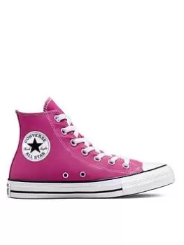 Image of Converse Chuck Taylor All Star Desert Colour Canvas Hi - Fuchsia, Size 4, Women