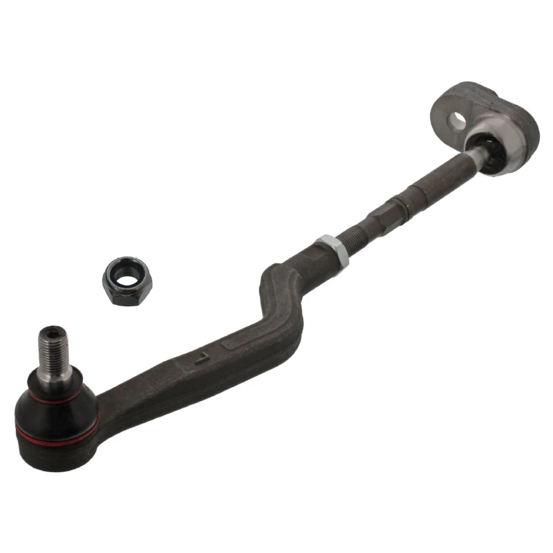 Image of FEBI BILSTEIN 34845 Tie Rod Front Axle Left, with nut Rod Assembly (284)