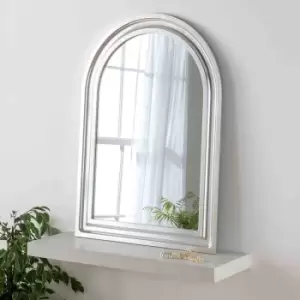 Image of Yearn Mirrors Yearn Bohemian Arch Mirror Silver 87(h)x62Cm(w)