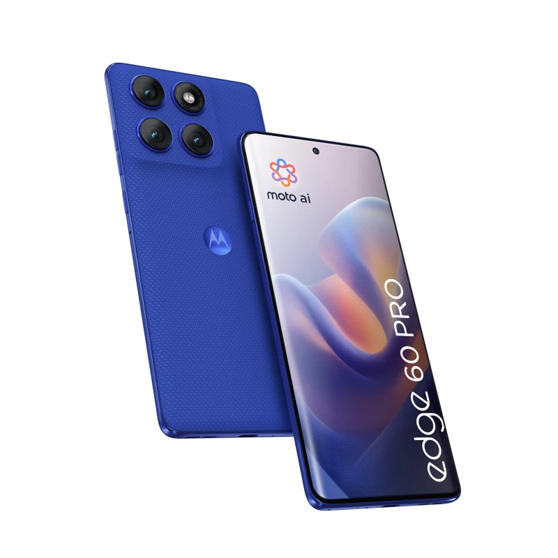 Image of Motorola Edge 60 Pro 512GB Smartphone in PANTONE Dazzling Blue