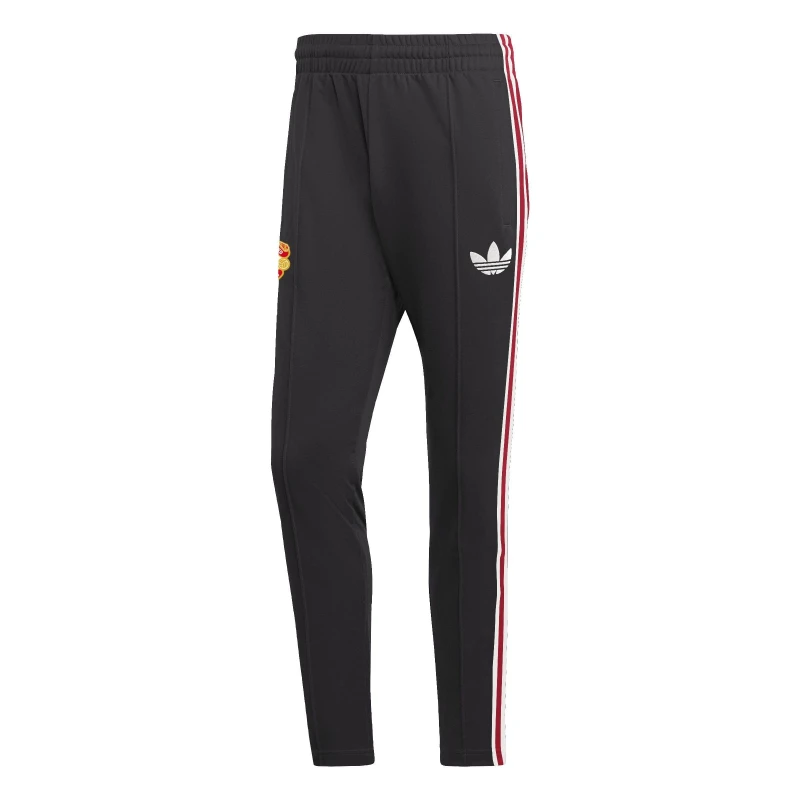 Image of adidas Originals Manchester United Beckenbauer Track Bottoms Adults Utility Black male XS