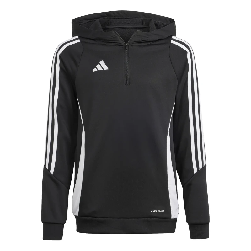 Image of adidas Tiro 24 Training Hoodie Juniors OTH Hoodies 9-10 Years Black 51510503195