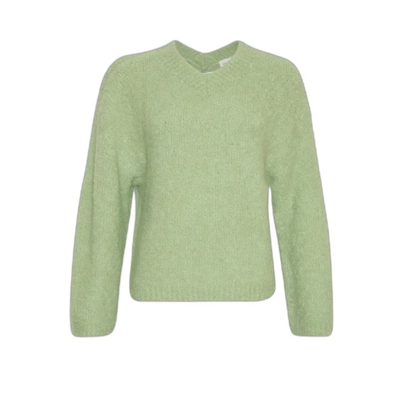 Image of moss copenhagen Woman sweater Moss Copenhagen Jilda Vert Female 36/38