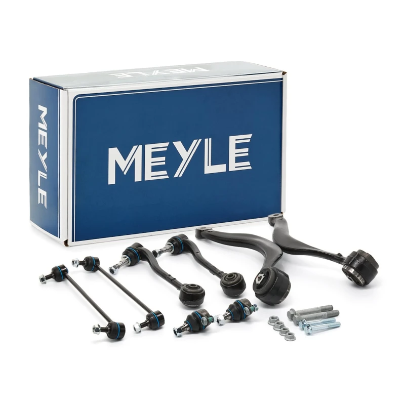Image of MEYLE 316 050 0106/HD Link Set, wheel suspension with fastening/mounting material, Front Axle, Quality Link Set,wheel suspension (2905)
