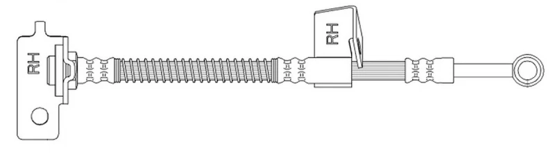 Image of Bosch 1 987 481 372 Brake Hose Brake Hose (83)