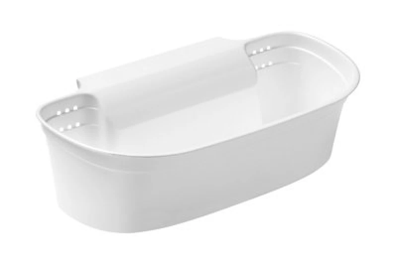 Image of Interiors by Premier Elon White Mini Scrap Bin 2.2ltr Blue