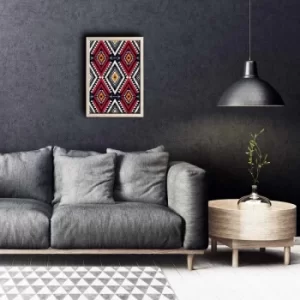 Image of KCT-017 Multicolor Decorative Framed MDF Painting