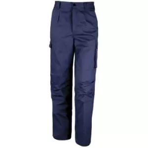Image of Result Unisex Work-Guard Windproof Action Trousers / Workwear (2XL) (Navy Blue) - Navy Blue