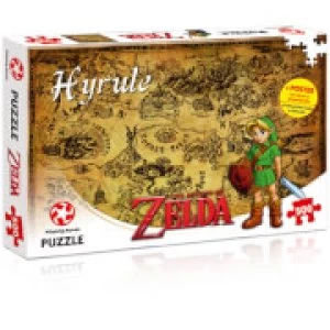 image of 500 Piece Jigsaw Puzzle - Zelda Hyrule Field Edition