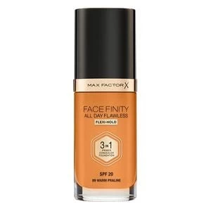Image of Max Factor Facefinity 3in1 Flawless Foundation 89 W Praline, Warm Praline