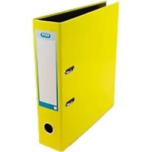 Image of ELBA Lever Arch File Classy 70 mm Glossy Paper, Cardboard 2 ring A4 Yellow