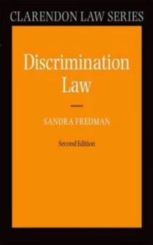 Image of Discrimination Law by Sandra Fredman Fba Paperback