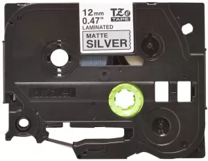 Image of Brother TZE-M931 Black on Silver 8M x 12mm Matt Tape
