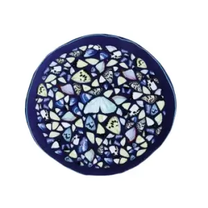 Image of Ted Baker Kaleidoscope Butterfly Embroidered Cushion 45cm x 45cm, Multi