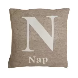 image of "Nap" Natural Filled Cushion 45x45cm