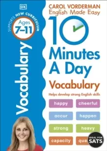 Image of 10 Minutes A Day Vocabulary, Ages 7-11 (Key Stage 2) : Supports the National Curriculum, Helps Develop Strong English Skills