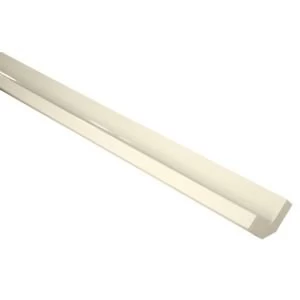 Image of Cooke Lewis High Gloss Cream Wall corner post H715mm W32mm