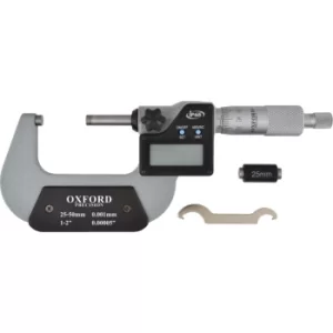 image of 25-50MM/1-2" IP65 Digital External Micrometer