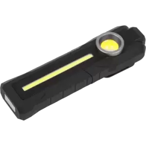 image of Sealey COB SMD LED Rechargeable 3 in 1 Inspection Light Torch Black