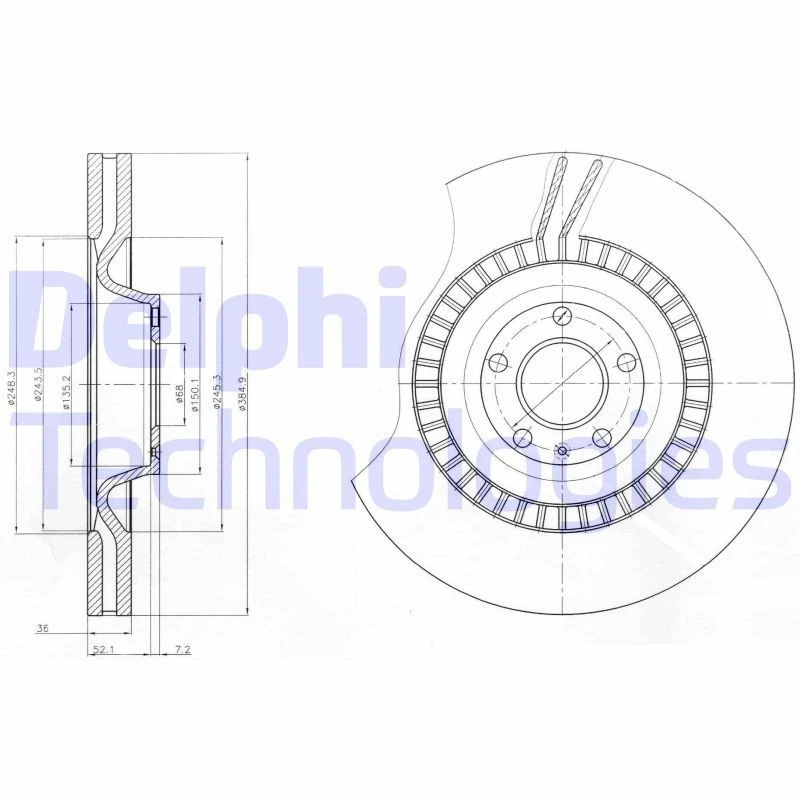 Image of Shock absorber DELPHI V20555413