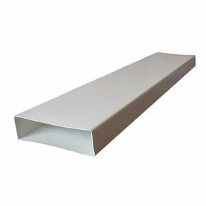 image of Stadium 1M 4x2 White Flat Rectangular Flat Ducting