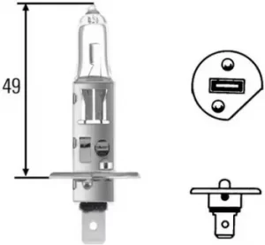 Image of Bulb 24V 70W HD 8GH002089-251 by Hella