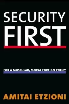 Image of Security first by Amitai Etzioni