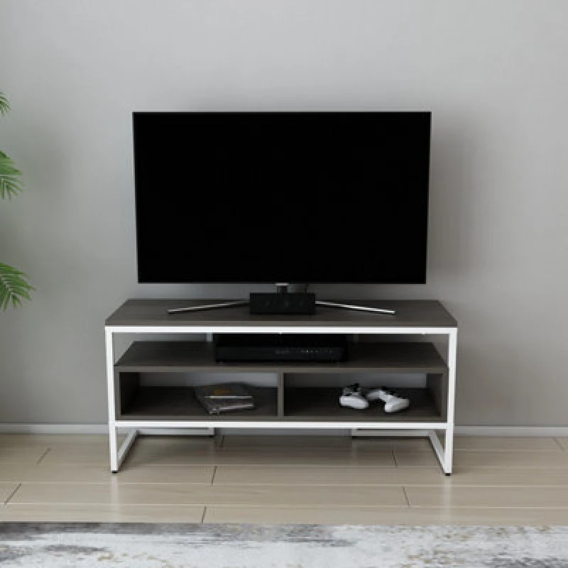 Image of Decorotika Merrion TV Stand TV Unit For Tv's Up To 50" White Wenge