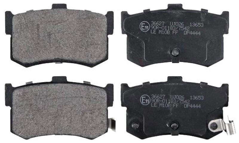 Image of A.B.S. 36627 Brake pad set with acoustic wear warning Brake Pad Set,disc brake (402)