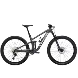 Image of 2023 Trek Top Fuel 7 Full Suspension Mountain Bike in Matte Dnister Black