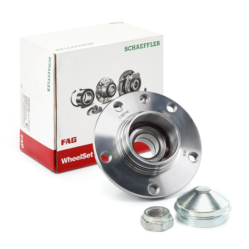 Image of FAG 713 6064 20 Wheel bearing kit Photo corresponds to scope of supply, with ABS sensor ring Wheel Bearing Kit (654)