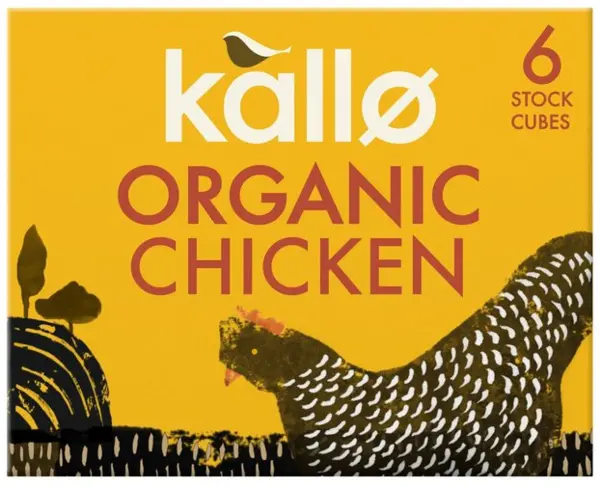 image of Kallo Organic Chicken Stock Cubes 66g