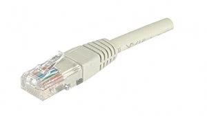 Patch Cord RJ45 CAT.6 U/UTP Grey - 10 M Copper/Aluminium