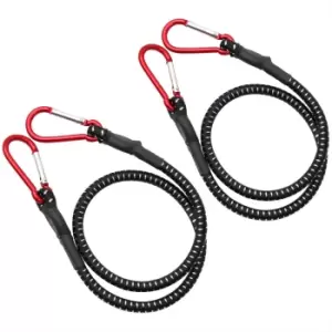 image of 2x Bungee Cord Carabiner Hooks 80cm x 10 mm a~