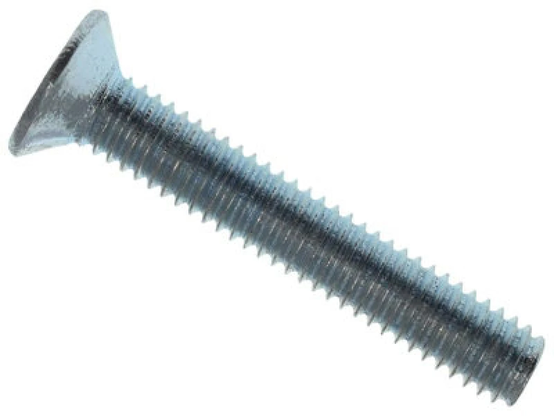 Image of Metalmate Memmscsk0420 Machine Screw Pozi Compatible Csk Zp M4 X 20mm Box 50 Memmscsk0420