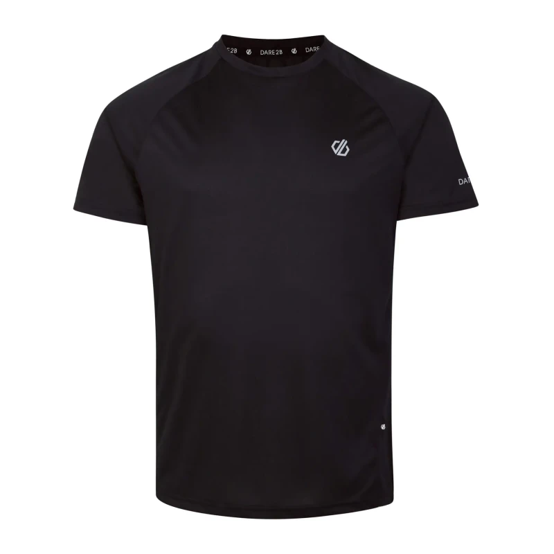 Image of Dare 2b Dare 2b Men 'Accelerate' Fitness T-Shirt in Jet Black Size: Small Jet Black S Male 5063019137025