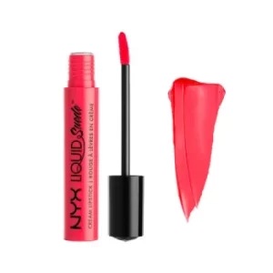 Image of NYX Professional Makeup Liquid Suede Metallic Matte Lipstick Life is a beach