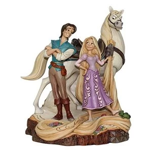 Live Your Dream Carved by Heart Tangled Disney Traditions Figurine