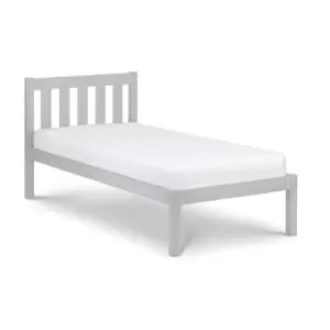 image of Julian Bowen Luna Solid Pine Bed 135Cm Dove Grey