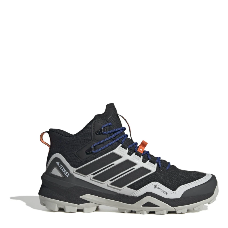 Image of adidas Mens Non-Waterproof Hiking Boots Black/Gry male 6 (39.3)