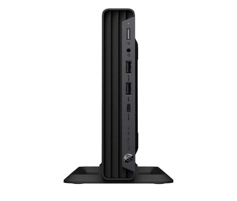 Image of HP Elite Mini 800 Intel Core i7-14700T 16GB 512GB SSD Windows 11 Pro Workstation PC 622Y3ET Black