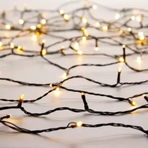 image of Festive 28.7m Indoor & Outdoor Multifunction Christmas Tree Fairy Lights 360 Warm White LEDs