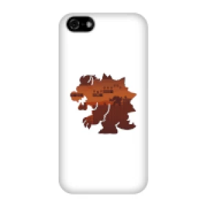 image of Nintendo Super Mario Bowser Silhouette Phone Case - iPhone 5C - Snap Case - Gloss