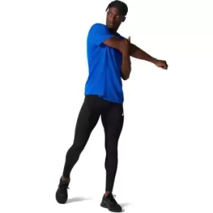 Image of Asics Mens Core Running Tight - Blue
