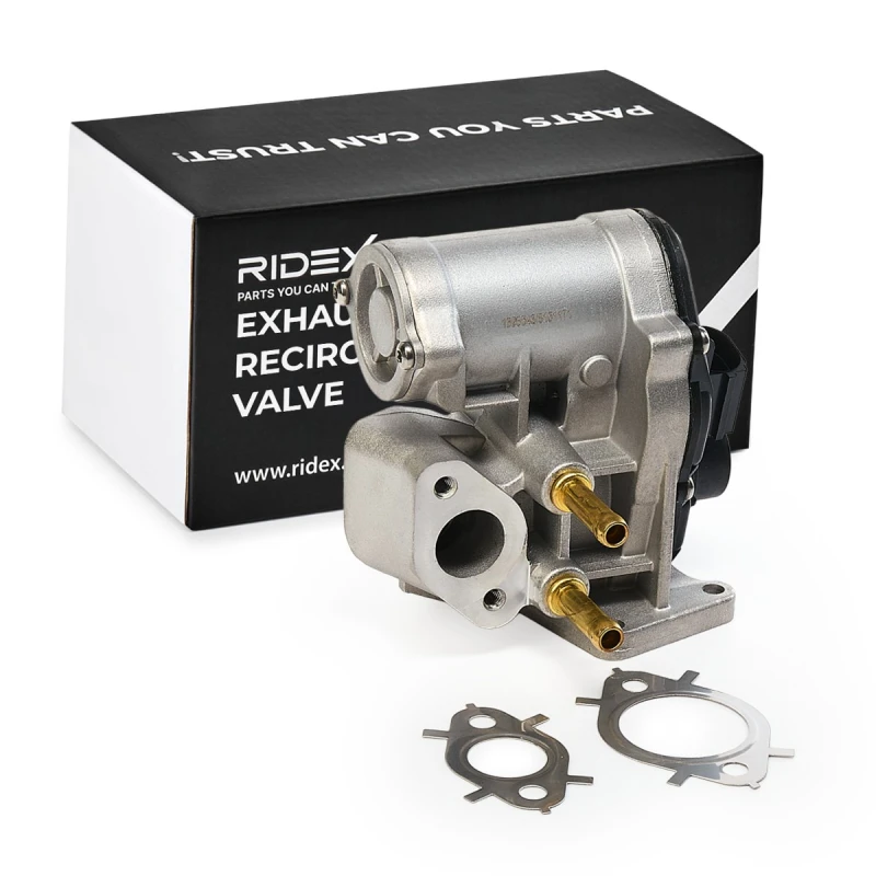 Image of RIDEX 1145E0054 EGR valve Control Valve, Electric, with gaskets/seals EGR Valve (1145)