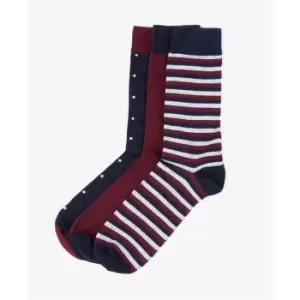 Image of Barbour Dot Stripe Sock Gift Set - Multi