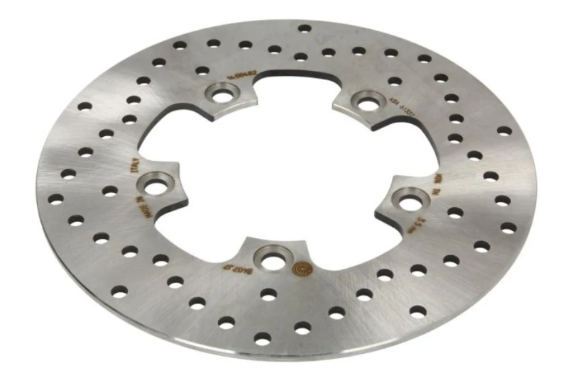 Image of BREMBO 68B407J7 Brake disc PRIME - Serie-Oro - Fixed Disc Front, Perforated Brake Disc (82)