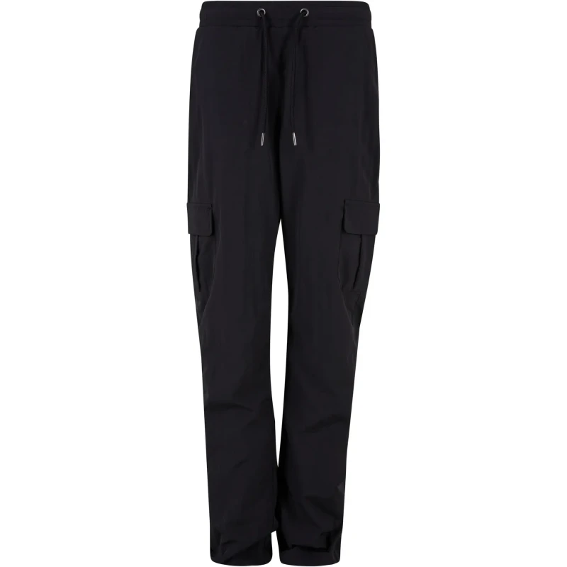 Image of Urban Classics Womens nylon cargo Trousers Urban Classics Noir Female S