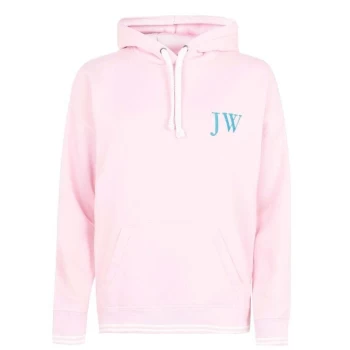 image of Jack Wills Lightly Logo Boyfriend Hoodie - Pink