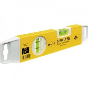 image of Stabila 70 T 2199 Spirit level 25cm 0.5 mm/m